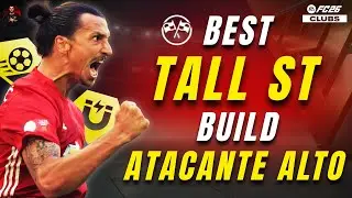 MELHOR BUILD DE ATACANTE ALTO (Arqu&eacute;tipo A CAPIT&Atilde;) | EA FC 26 CLUBS ⚽ DOMINE PELO ALTO!