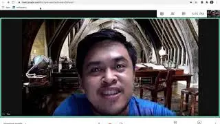How to add visual effects in google meet?