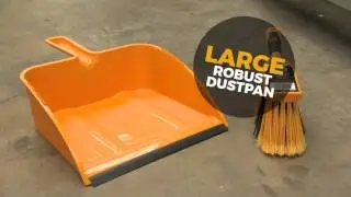 JCB Tough Dustpan and Brush