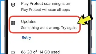 Play Store Updates Something Went Wrong Try Again | Play Store Update Problem Something Went Wrong