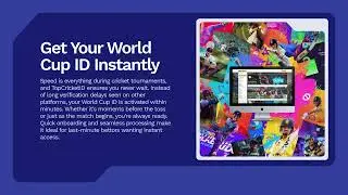 How to Get a Verified World Cup ID Instantly on TopCricketID
