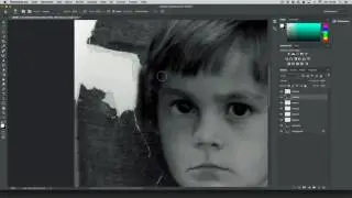 Altes Bild / Restauration Bildretusche