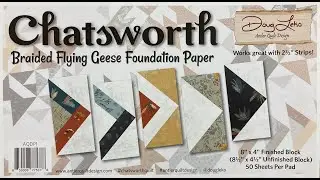 Chatsworth BOM Flying Geese Blocks Paper Piecing Part 1