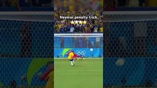 Neymar fake penalty trick shot skill🇧🇷⭐️