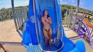 Looping Rockets Slide at Aquapark Aquacolors Poreč