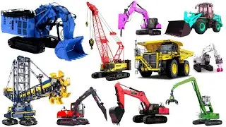 Excavator & Giant Equipment Synthetic | Power Shovel, Bucket Wheel Excavator, Crawler Crane, Truck