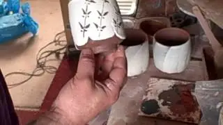 hakeme with brush work