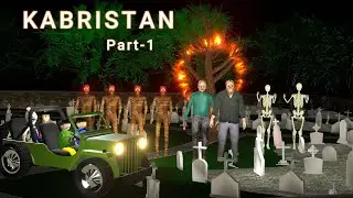 KABRISTAN Part-1 | MAKE JOKE HORROR CARTOON | MAKE JOKE HORROR