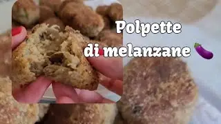 RICETTA VEGETARIANA&bull;queste polpette di melanzane sono un secondo perfetto...pronte in poco tempo!!🍆🍆