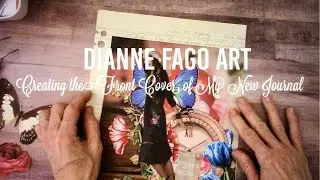 Creating the Front of my New Collage Journal
