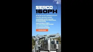 Serco 160PH Utility Pole Handling Loader