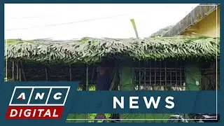 Hundreds of families from Mayon volcano's extended danger zone begin building makeshift houses | ANC