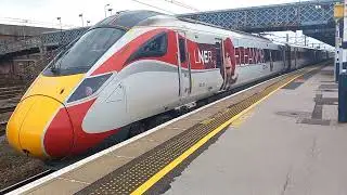 LNER Azuma Class 801 Departing Doncaster