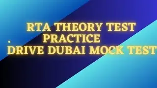 Rta Theory Test Dubai 2024 urdu#English#drivedubai