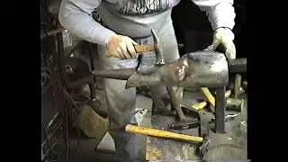 Master Cadwallen and and Master Talbot making Greaves circa 1999