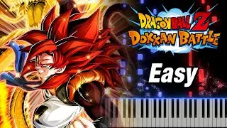 (EASY) LR AGL Super Saiyan 4 Gogeta Active Skill OST - DBZ Dokkan Battle - Piano Cover