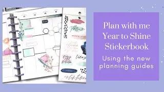 Plan With Me Using Year to Shine stickerbook