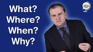 Question Words; What, where, when and why #QuestionWords #LearningEnglish #englishgrammar