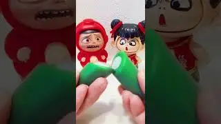 ASMR Unboxing Nezha Unboxing Eggs and cucumbers Toys, Satisfying With Naomi ASMR Videos.  part9