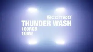 Cameo THUNDER&reg; WASH 100 - 3 in 1 Strobe, Blinder and Wash Light 132 x 0.2 W