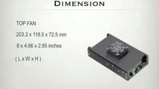 Medical & ITE Power Supply, 500W Series, Single Output.The High Density Power Supply.