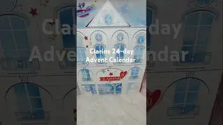 Clarins limited-edition 24-piece Advent Calendar 2024 unboxing