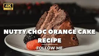 Nutty Choc Orange Cake  A Delicious Blend of Flavors and Textures #recipe #cooking #chocolate