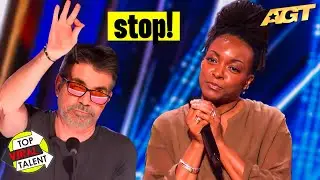 Simon Stops Inspiring Mom Mid-Performance.. Watch What Happens Next! | AGT 2025