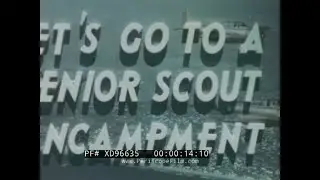 1947 SENIOR BOY SCOUTS HOME MOVIE    AIR SCOUTING PROGRAM CHANUTE AIR FORCE BASE, ILLINOIS XD96635