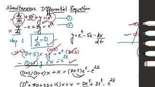 Simultaneous Linear  Differential Equation
