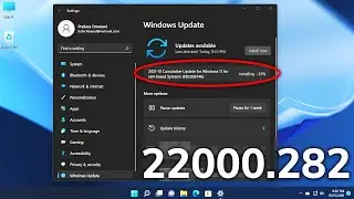 Новая сборка Windows 11 22000.282 &mdash; исправлена ​​производительность AMD, исправлена ​​панель задач (Beta Channel и Release Channel)