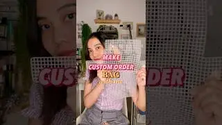 Make plastic canvas bag with me #diybags #tutorial #handmade