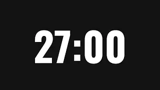 27 Dakika Zamanlayıcı - 27 Minute Timer