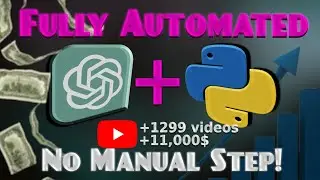 Fully Automatic Video Generation using Python and ChatGPT Without Any Manual Step