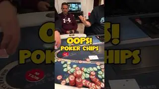 MUST SEE!!!  POKER CHIPS GONE WILD! #poker #youtubeshorts