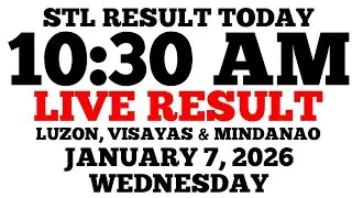 STL Result Today 10:30 AM Draw January 7, 2026 Wednesday STL Luzon, Visayas, Mindanao LIVE Result