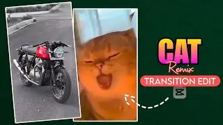 Afghan Jalebi X Cat Yapapa Reels Video Editing | Cat Yapapa Bike Transition Video Editing In Capcut