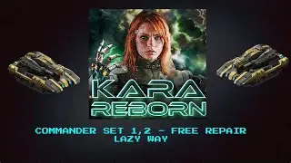 War Commander - Kara Reborn - Commander Set 1, 2 - Free Repair