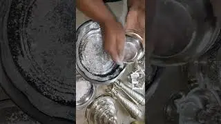 How to clean German Silver at home/ how to Polish German silver at home/ German silver cleaning