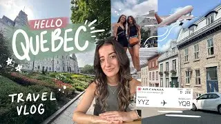 GOODBYE TORONTO, HELLO QUEBEC ✈️ (travel vlog) europe vibes & hotel tour