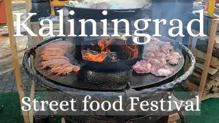 Street food Festival Kaliningrad amazing walk spring 2023 #streetfood #kaliningrad #walking