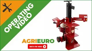 Ceccato BULL SPL12FH petrol log splitter - 12 Tons - Operating video