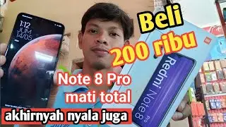 dapet hp 200 ribu Redmi Note 8 Pro mati total lumayan daripada ngnggurr hp murah meriah