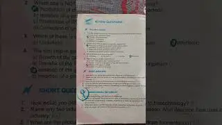 M.C.Q #class 10 #biology chapter 17 Biotechnology