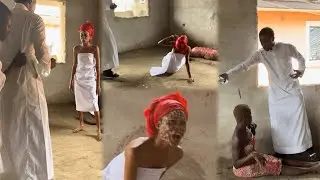 She ran mad because she wants to make quick money, but the mercy of God healed her.