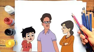 How To Draw Chikoo And Bunty With Dendendoxy