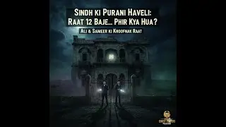 Ali Aur Sameer | Andheray Ka Mehmaan 😱 | True Horror Story Pakistan