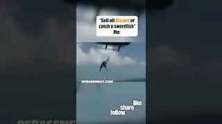 let me catch some whales too while I'm at it #bitcoinmemes #bitcoin #btc