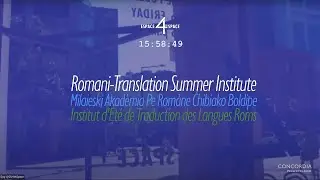 Romani Translation Readings and Subtitled Excerpts; Ronald Lee Translation Award