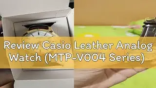 Review Casio Leather Analog Watch (MTP-V004 Series)